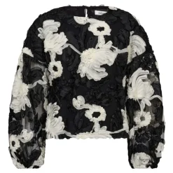 Co'Couture Bluser & Skjorter*FleurCC Bluse Sort