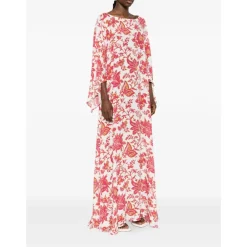 Etro Kjoler*Floral Maxi Dress Multifarvet
