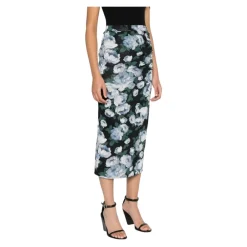 Stella McCartney Nederdele*Floral Print Draped Midi Skirt Multifarvet