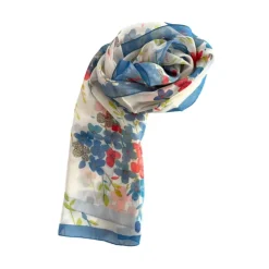 Borbonese Tørklæder*Floral Print Stole Multifarvet