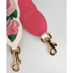 Dolce & Gabbana Tilbehør Til Tasker*Floral skulderrem i kalvelæder Multifarvet