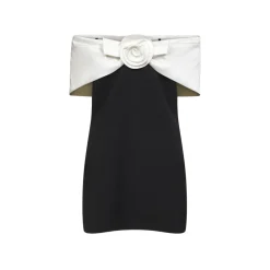 Self Portrait Kjoler*Floral-appliqué Mini Dress Sort