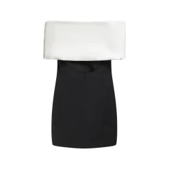 Self Portrait Kjoler*Floral-appliqué Mini Dress Sort