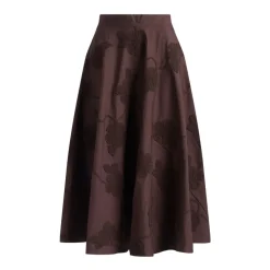 ROTATE Birger Christensen Nederdele*Flower Maxi Skirt Brun