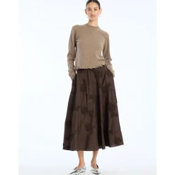 ROTATE Birger Christensen Nederdele*Flower Maxi Skirt Brun