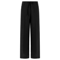 NUDE Bukser*Fluid Viscose Bukser Sort