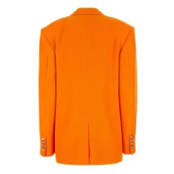 Stella McCartney Jakker*Fluorescerende Viscose Blazer Orange