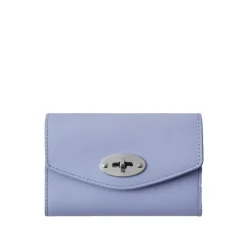 Mulberry Punge & Kortholder*Foldet Multi-Card Pung i Lilac Haze Blå