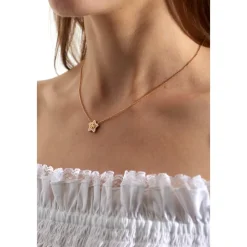 Tory Burch Smykker*Forget Me Not Star Vedhæng Halskæde Gul