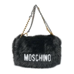 Moschino Skuldertasker*Furry Bag Sort
