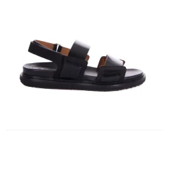 Marni Sandaler*Fussbett Dobbel-Rem Sandal Sort