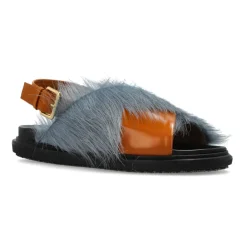 Marni Sandaler*Fussbett Sandal Blå