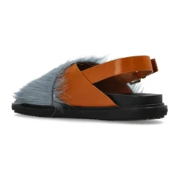 Marni Sandaler*Fussbett Sandal Blå