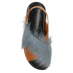 Marni Sandaler*Fussbett Sandal Blå