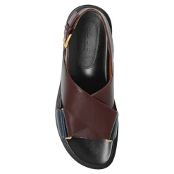 Marni Sandaler*Fussbett Sandal Rød