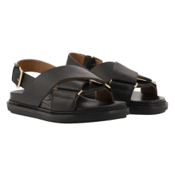 Marni Sandaler*Fussbett Sandaler Sort