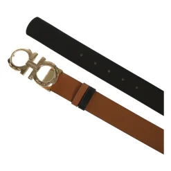 Ferragamo Bælter*Gancini Belt Brun
