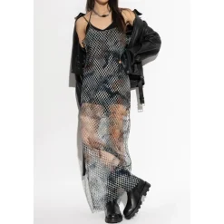 Diesel Kjoler*Gaya-Utlt Transparent Kjole Grøn