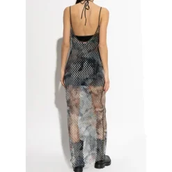 Diesel Kjoler*Gaya-Utlt Transparent Kjole Grøn