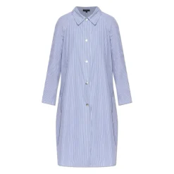 Rag & Bone Frakker*Gayle Striped Poplin Trench Coat Blå