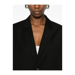 The Frankie Shop Jakker*Gelso Oversized Blazer Sort