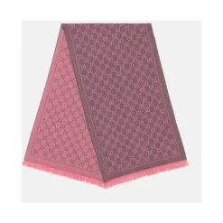 Gucci Tørklæder*GG Uldtørklæde Pink