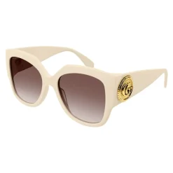 Gucci Solbriller*GG1407S Oversized Solbriller Beige