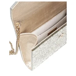 Jimmy Choo Clutch*Glitrende akryl slikclutch taske Grå