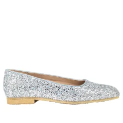 Angulus Ballerina Sko*Glitter Ballerina - Lys Blå