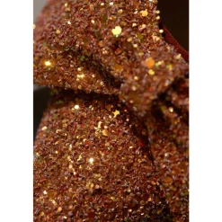 Angulus Pumps|Stiletter*Glitter Bow Pumps - Mandarin Glitter / Terracotta Multifarvet