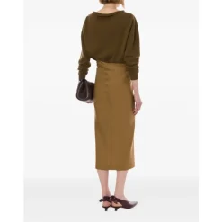 Alberta Ferretti Nederdele*Gonna Brun