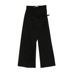 The Nina Studio Bukser*Gonna Pantalone Effetto Wrap Sort