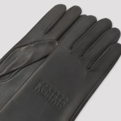 MM6 Maison Margiela Handsker*Læder Logo Handsker Grå