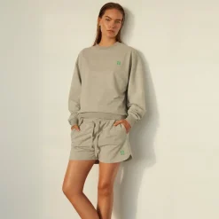 Sofie Schnoor Sweatshirts*Melange Sweatshirt til Kvinder - S232331 Grå