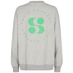 Sofie Schnoor Sweatshirts*Melange Sweatshirt til Kvinder - S232331 Grå