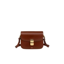 A.P.C. Skuldertasker*Grace Small Tasker med Guld Hardware Brun