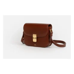 A.P.C. Skuldertasker*Grace Small Tasker med Guld Hardware Brun