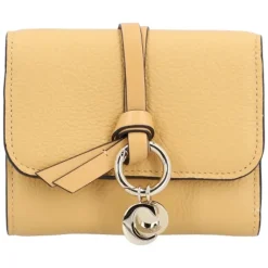 Chloé Clutch*Grained Leather Clutch Gul