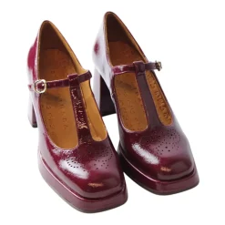 Chie Mihara Pumps*Granate ruskindshæle Rød