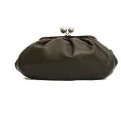 Weekend Max Mara Clutch*Håndtaske med Unik Lukning Grøn