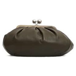 Weekend Max Mara Clutch*Håndtaske med Unik Lukning Grøn