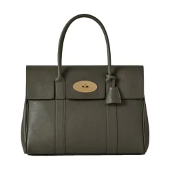 Mulberry Håndtasker*læder skuldertaske med lås Grøn