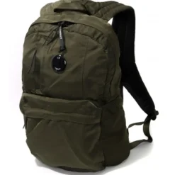 C.P. Company Rygsække*Linse Detalje Nylon Rygsæk Grøn