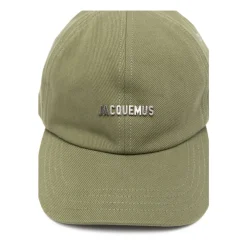 Jacquemus Huer & Kasketter*Logo-Plaque Buet Skygge Hat Grøn