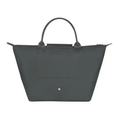 Longchamp Indkøbstasker*Grøn Top Håndtag Tote Taske Grå