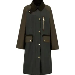 Barbour Frakker*voksjakke med tartanforing Grøn