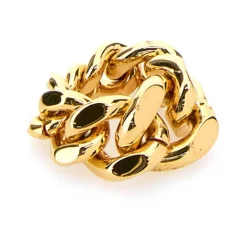 Jil Sander Smykker*d Metal Ring Gul