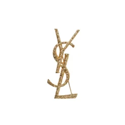 Saint Laurent Smykker*d Rope Logo Broche Gul