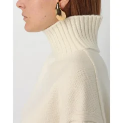 Bottega Veneta Smykker*d Teardrop Skulpturelle Stud Øreringe Gul