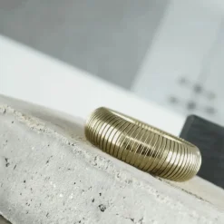 Dansk Copenhagen Smykker*dbelagt Statement Armbånd Gul